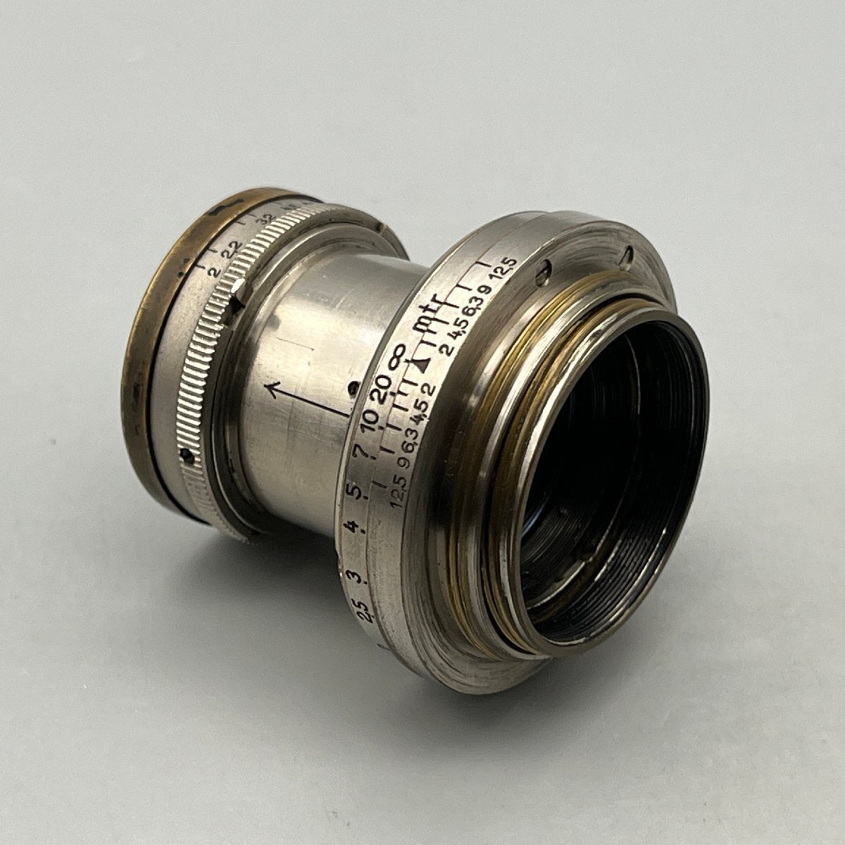 Leica Summar 50mm f2 Lens Black Nickel Marl Tip 1934 Made in Germany [1211135686]