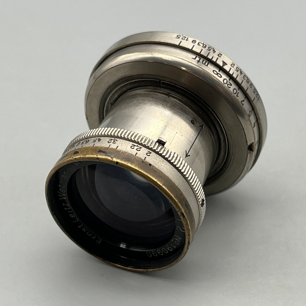 Leica Summar 50mm f2 Lens Black Nickel Marl Tip 1934 Made in Germany [1211135686]