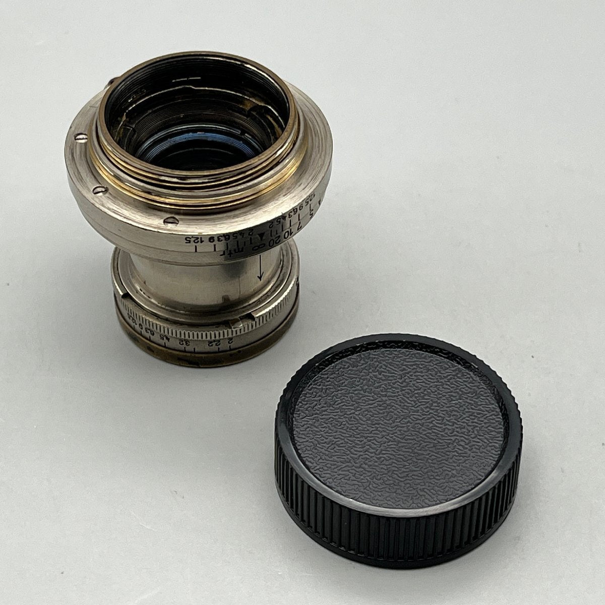 Leica Summar 50mm f2 Lens Black Nickel Marl Tip 1934 Made in Germany [1211135686]
