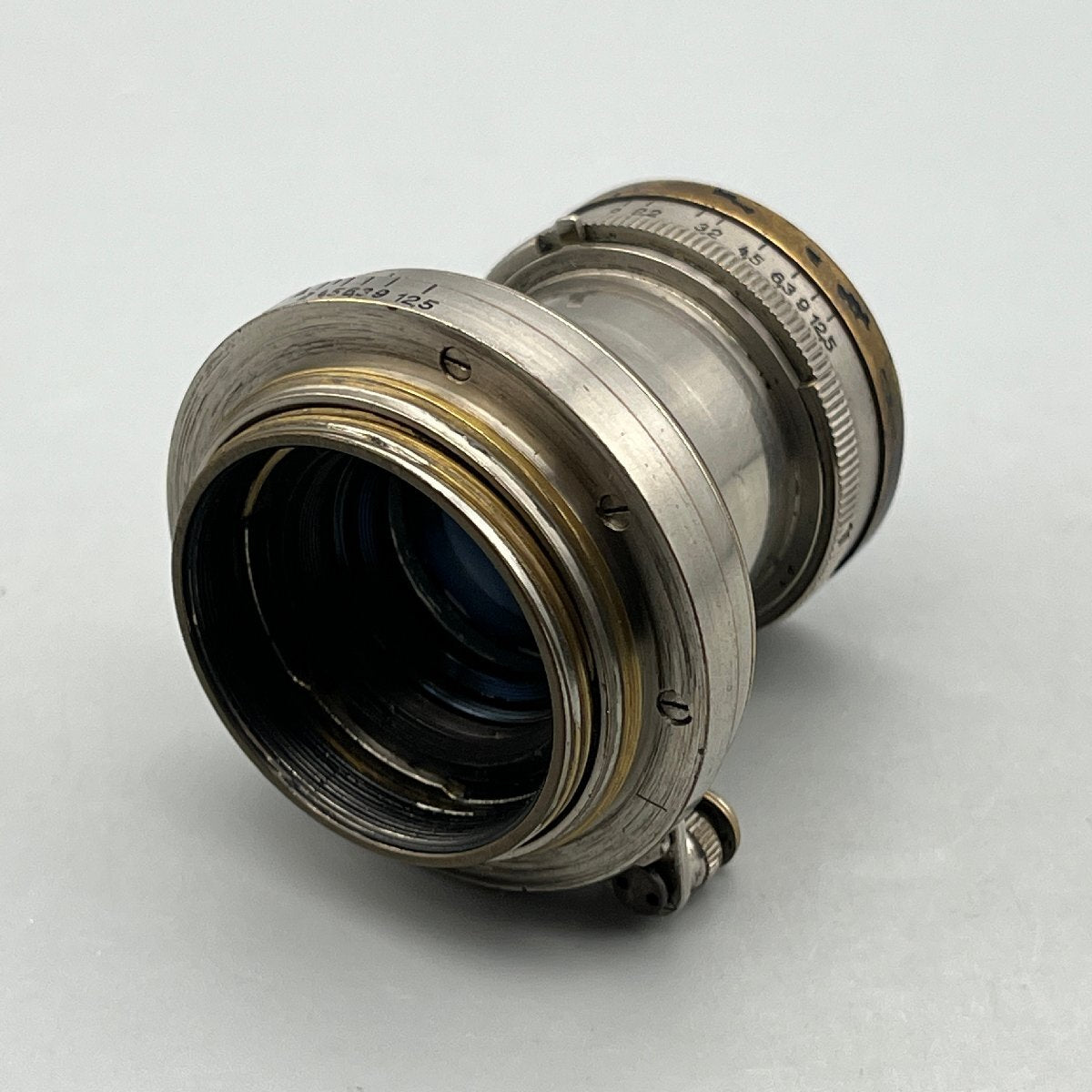 Leica Summar 50mm f2 Lens Black Nickel Marl Tip 1934 Made in Germany [1211135686]