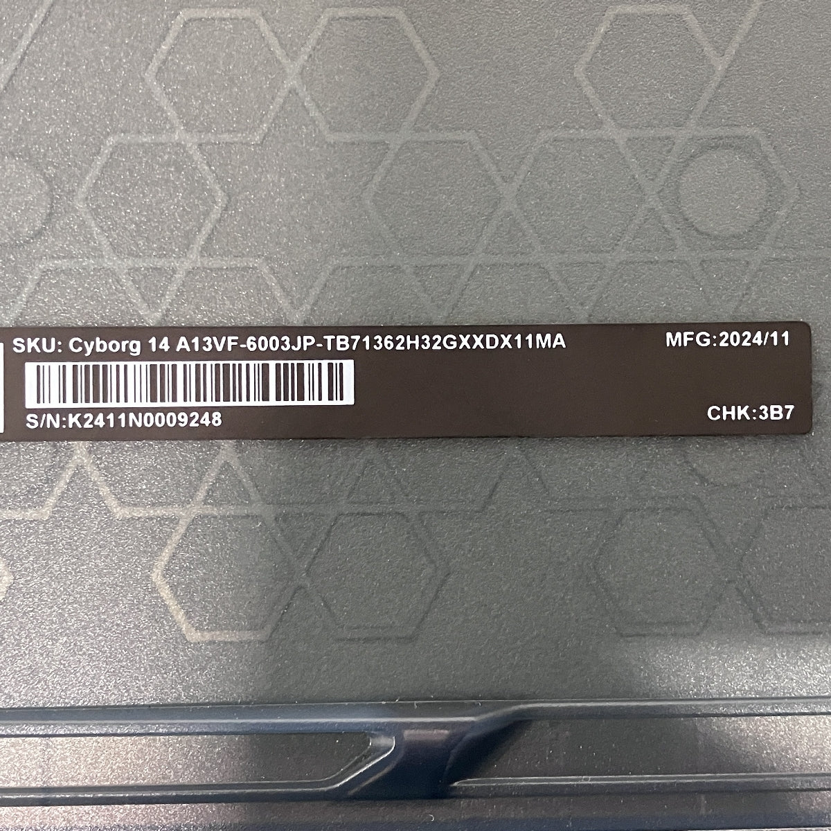 Micro-Star Cyborg 14 A13VF Laptop 32GB SSD Windows 11 [h1211252991]