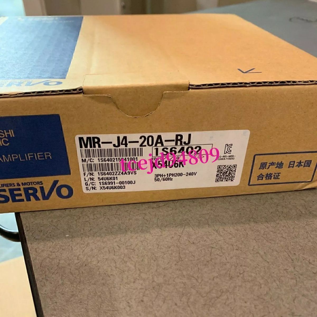 MITSUBISHI MR-J4-20A-RJ Servo Amplifier [l1211607583]
