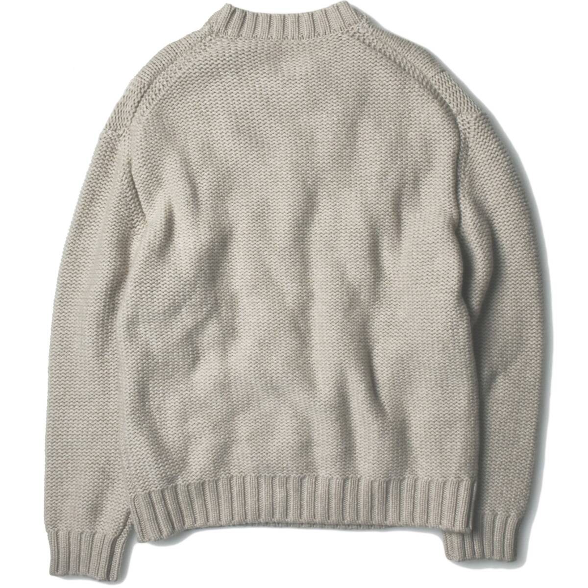 650,000 [Brioni Brioni New] 100% of the highest quality cashmere ◇ Luxurious volume that will make you feel happy ◇ Designed knitting! Thick low gauge cashmere sweater [m1211626815]
