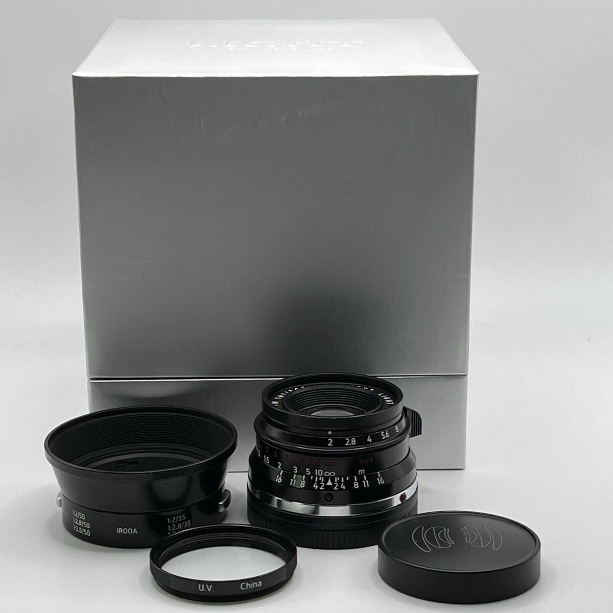 Rare limited edition ML dual use LIGHT LENS LAB 8ELEMENT 35mm f2 LTM LEICA L/M mount 8 elements SUMMICRON filter with hood [q1211666182]