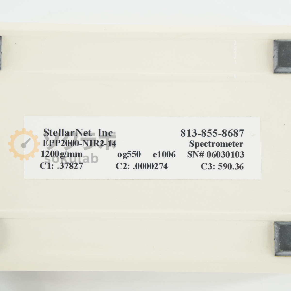 StellarNet Inc EPP2000-NIR2-14 Spectrometer with PC AC Adapter Power Cord Software [c1211761399]