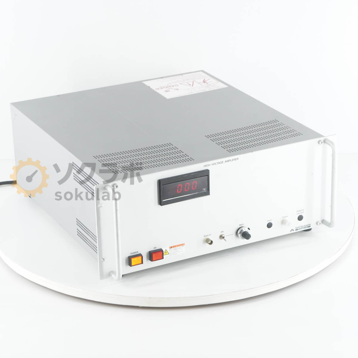 Matsusada Precision HEOPT-0.6P100 High Voltage Amplifier Power Supply [h1211763224]