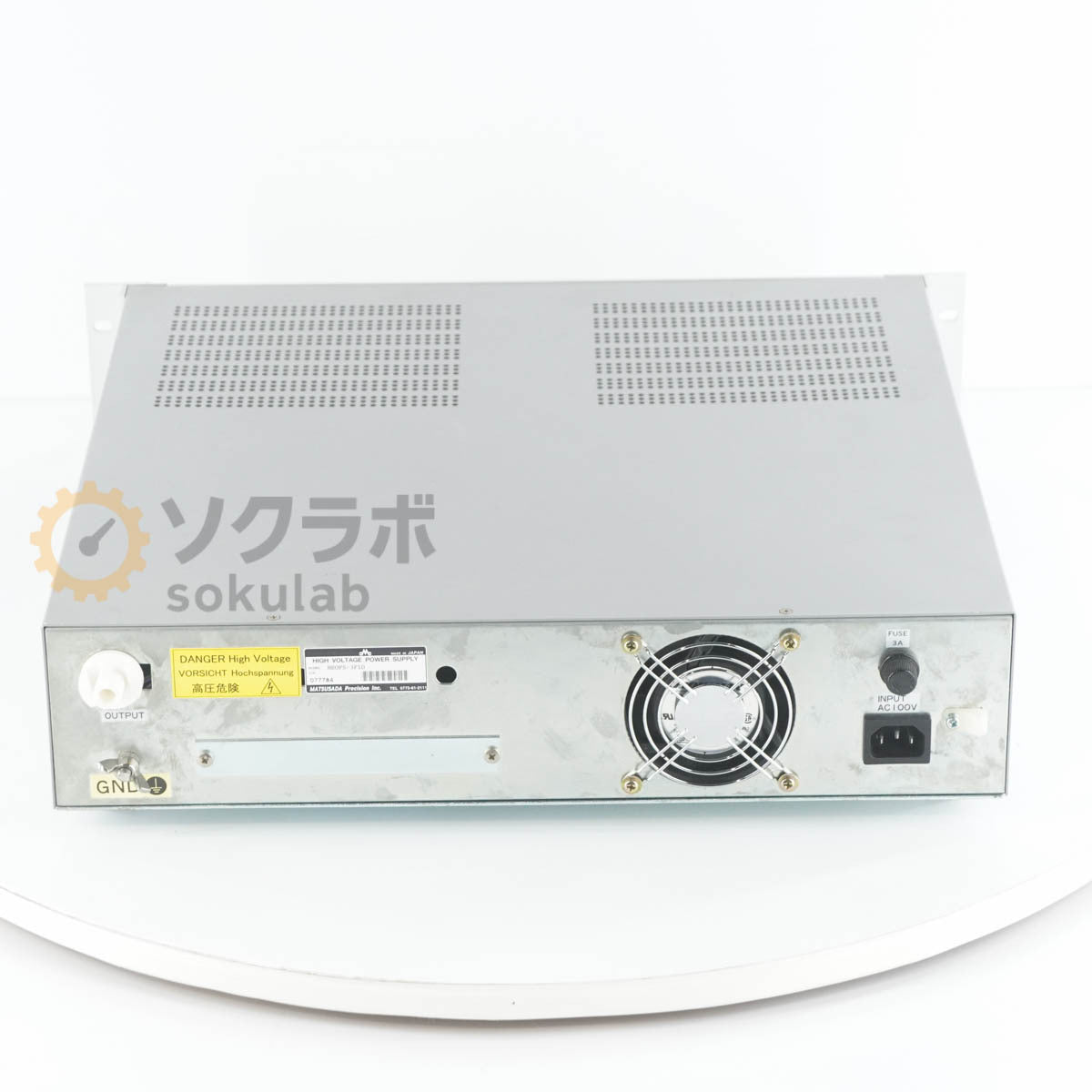 Matsusada Precision HEOPS-3P10 High Voltage Amplifier Power Supply [o1211763086]