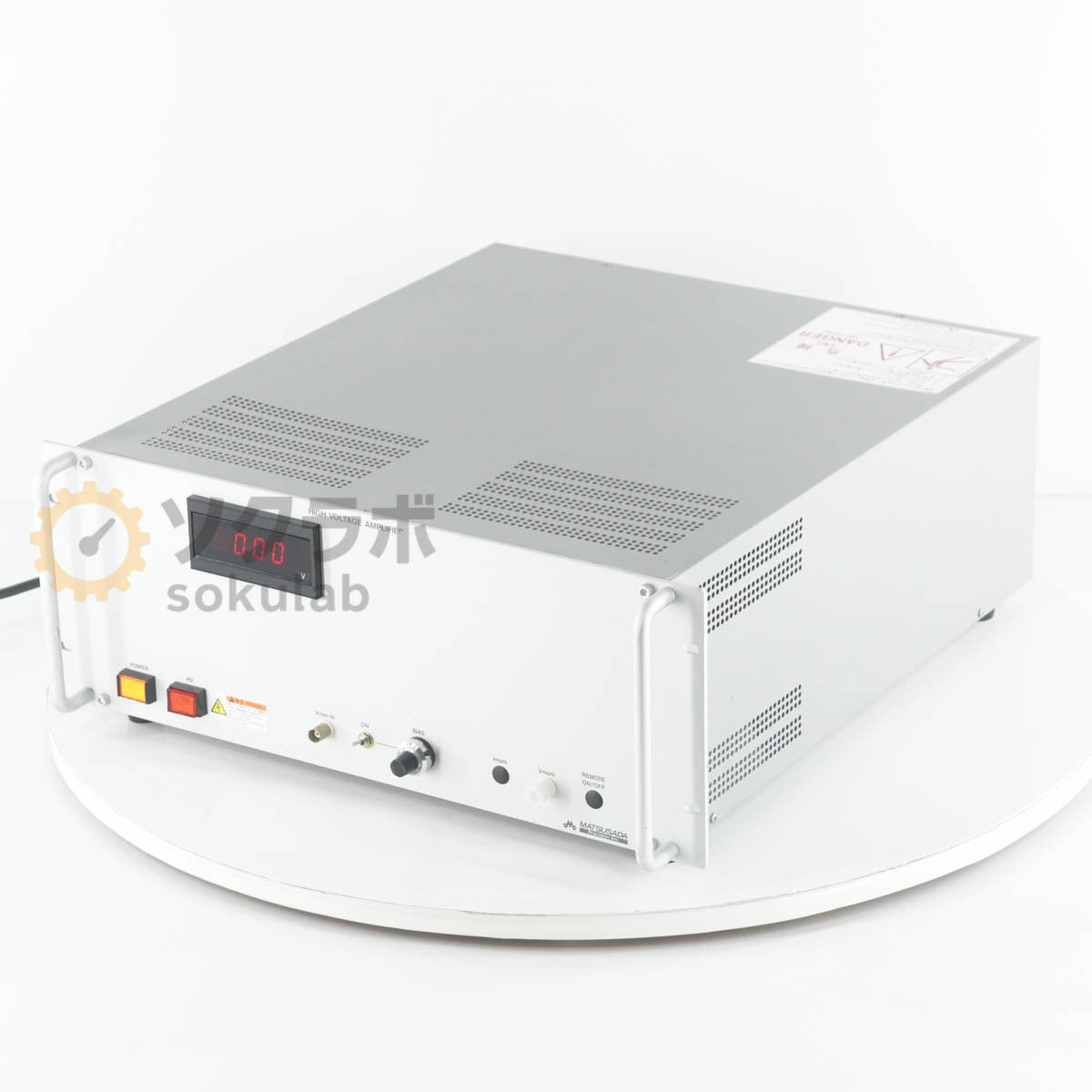 Matsusada Precision HEOPT-0.6N100 High Voltage Amplifier Power Supply [g1211763931]