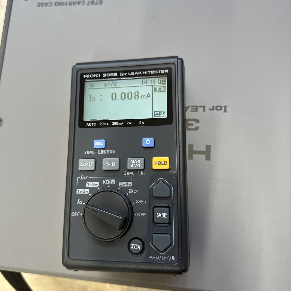 Hioki Electric 3355 IOR Clamp Tester [d1212028951]
