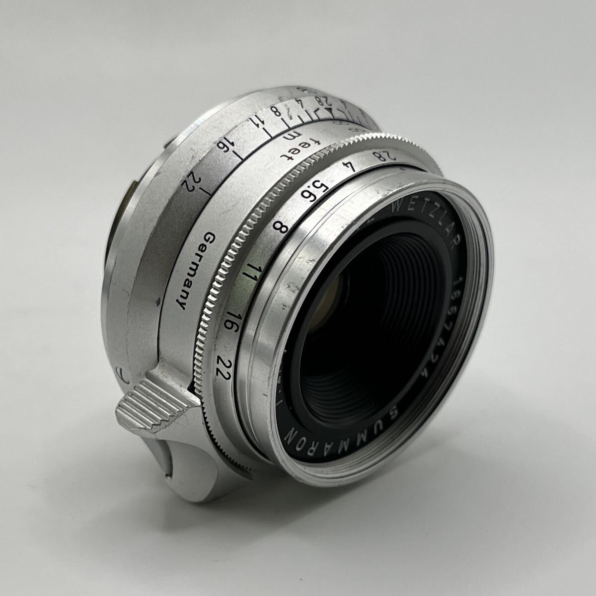 Rare Low production L mount Shortest index 1m SUMMARON 35mm f2.8 LEITZ WETZLAR LEICA 1959 Made in Germany [f1212304114]