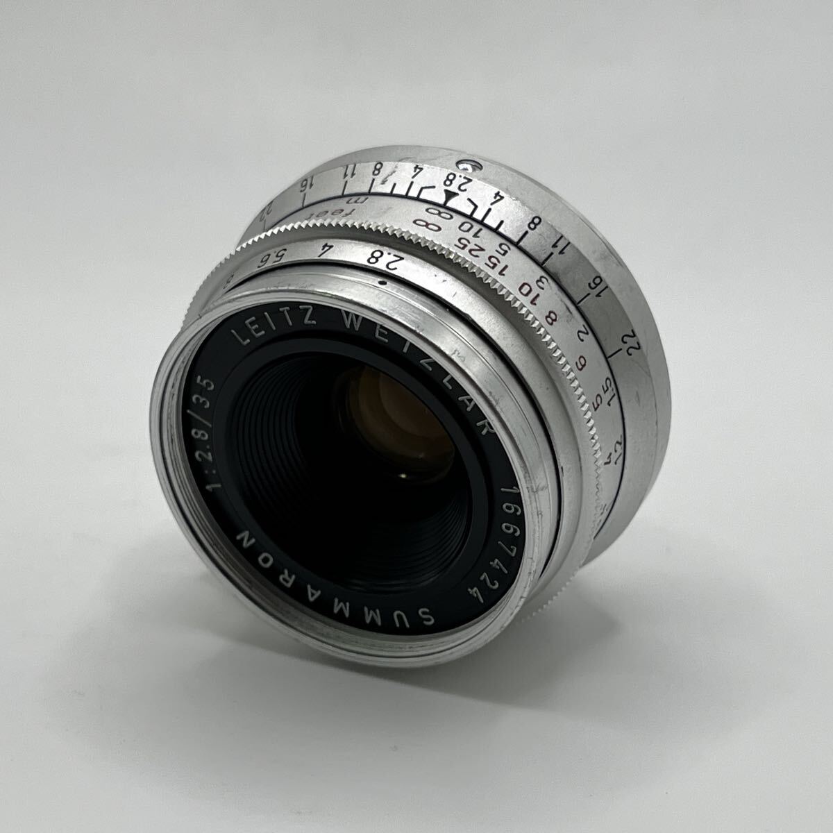 Rare Low production L mount Shortest index 1m SUMMARON 35mm f2.8 LEITZ WETZLAR LEICA 1959 Made in Germany [f1212304114]