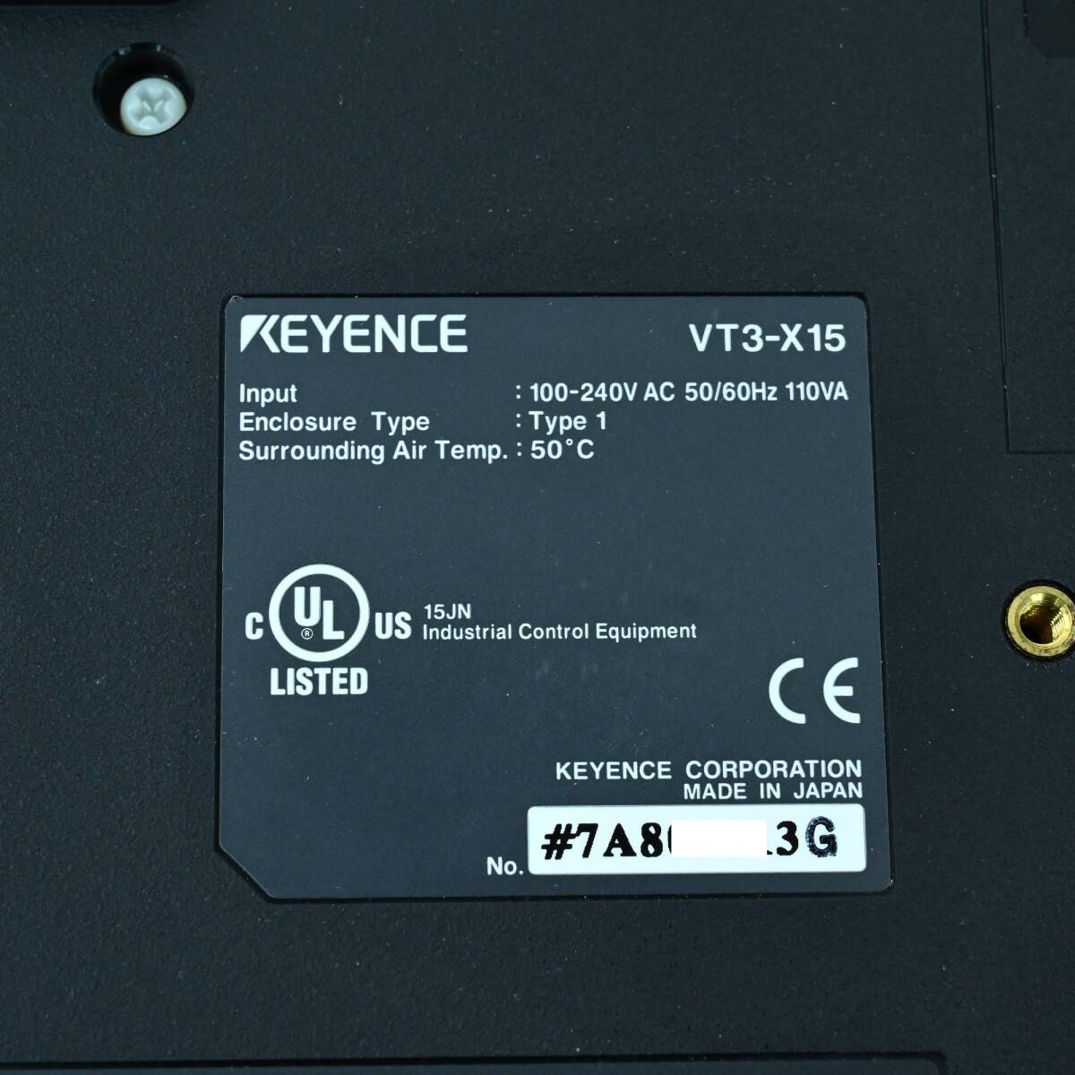 Keyence VT3-X15 Equipment [s1212319956]