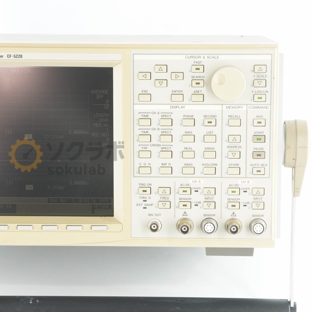 Ono Sokki CF-5220 Multi-Purpose FFT Analyzer [1212327600]