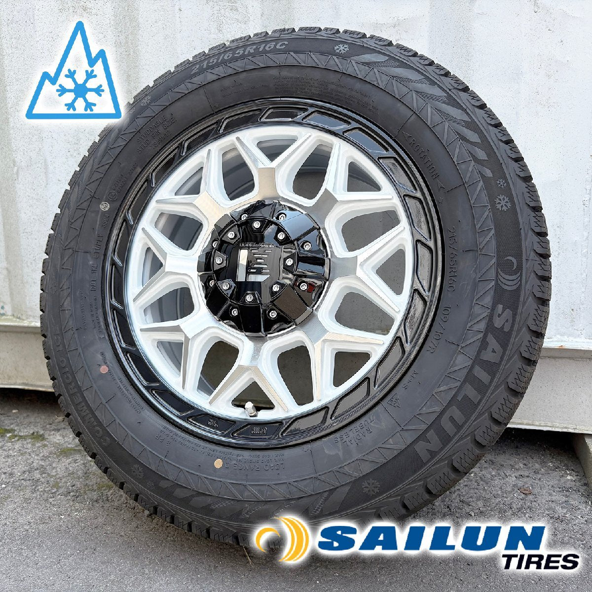 InFerno 200 Series Vehicle Inspection Compliant Studless Tires 215/65R16 16 Inch [d1212736940]