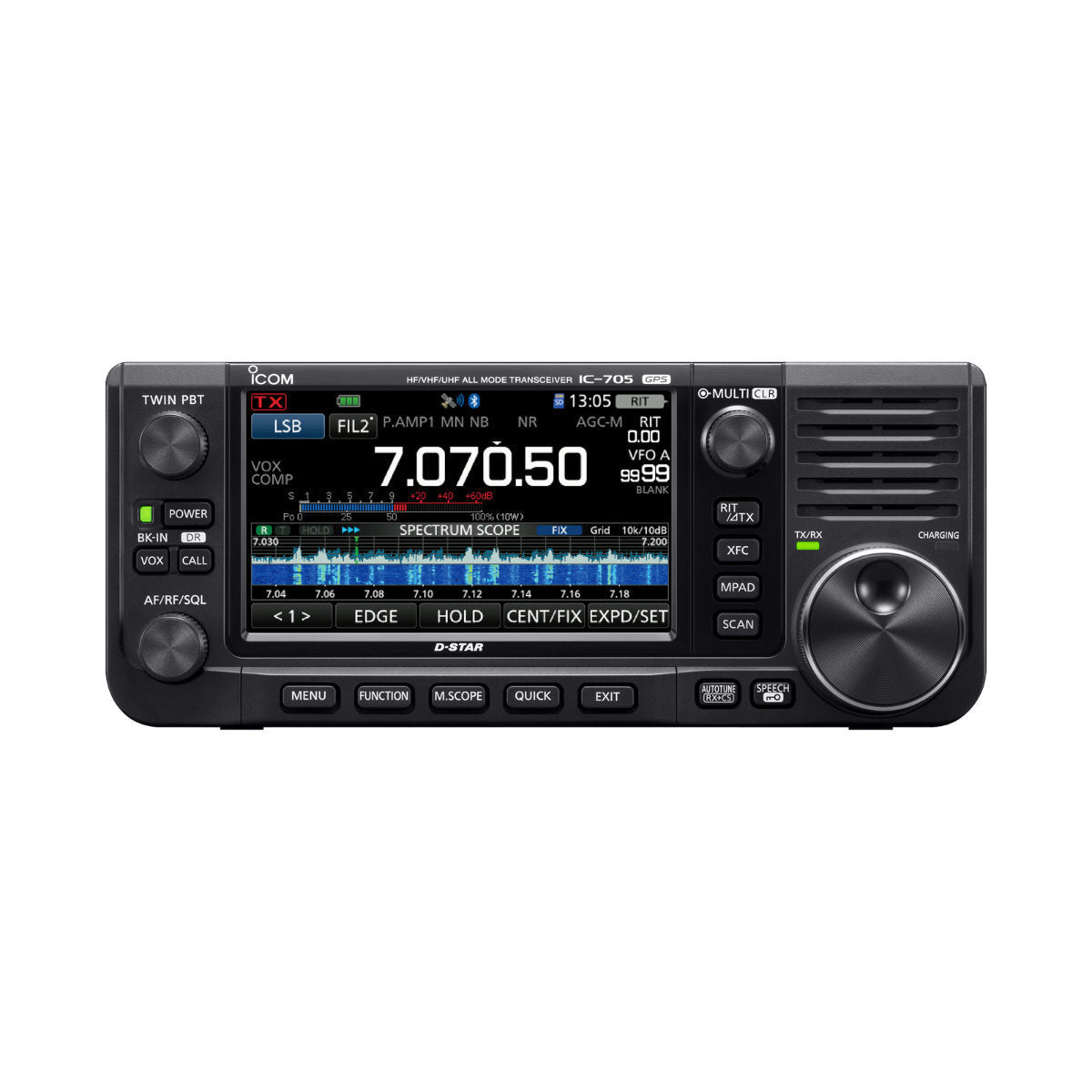 Icom IC-705 Amateur Radio Transceiver HF 50MHz 144MHz 430MHz SSB CW RTTY AM FM DV 10W Latest Firmware [l1212908586]