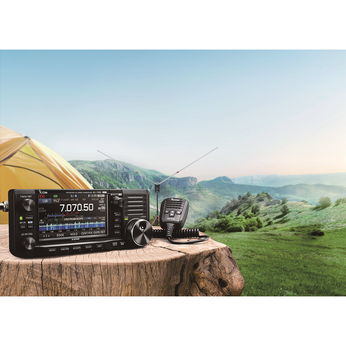 Icom IC-705 Amateur Radio Transceiver HF 50MHz 144MHz 430MHz SSB CW RTTY AM FM DV 10W Latest Firmware [l1212908586]