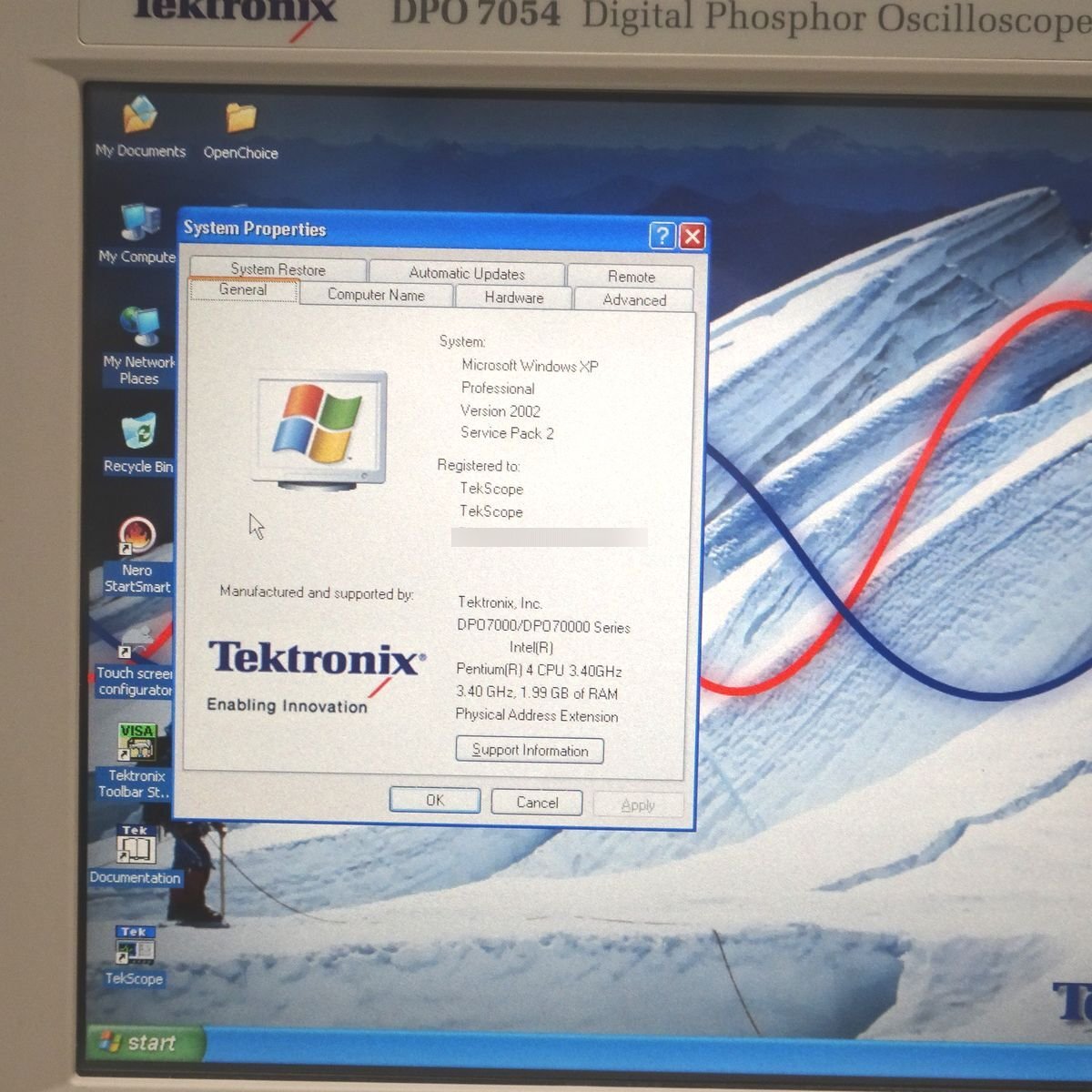 Tektronix TDS7054 Digital Oscilloscope 500MHz 4ch [b1213348857]