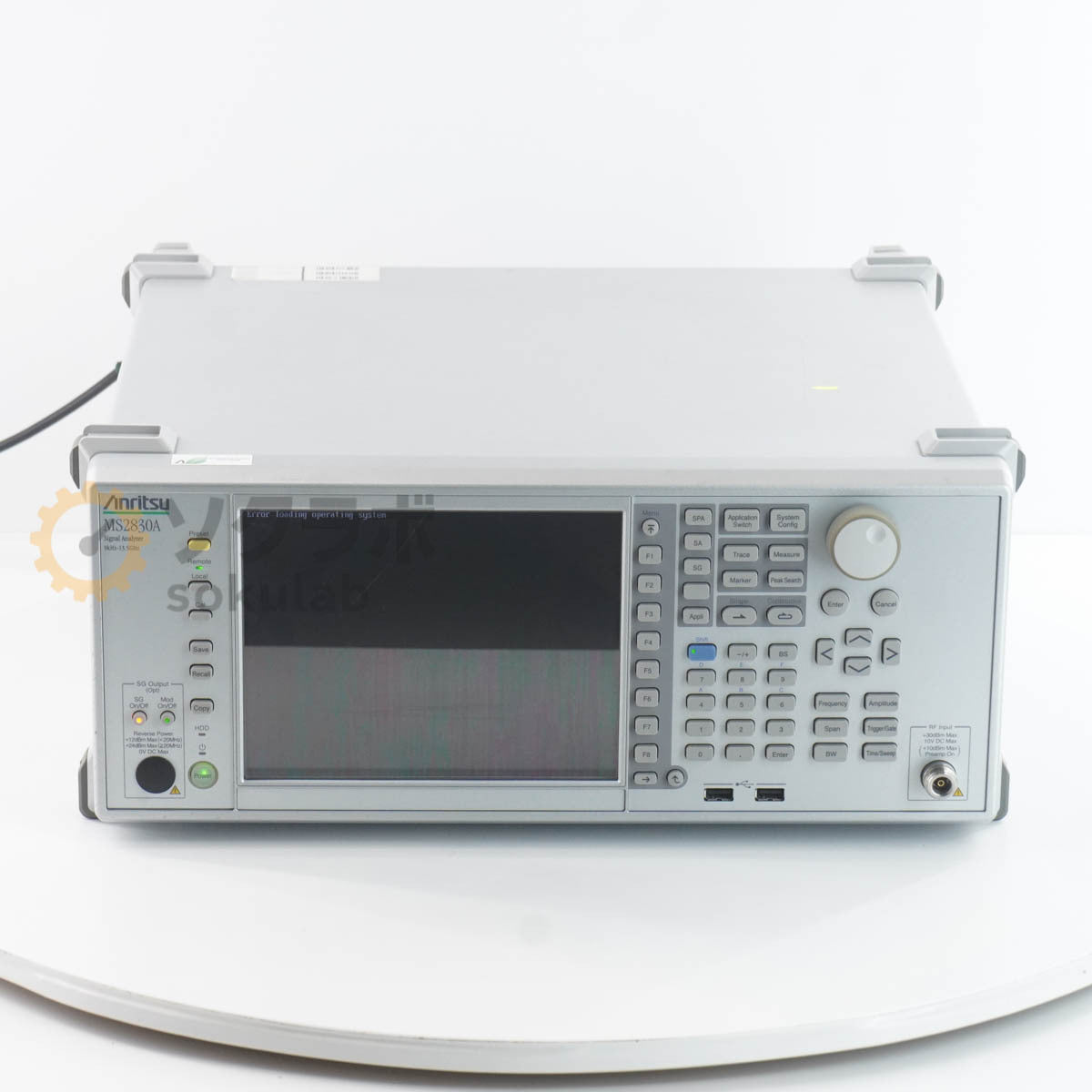 Anritsu MS2830A Signal Analyzer OPT 005 006 043 9kHz-13.5GHz Power Cord [j1213386881]