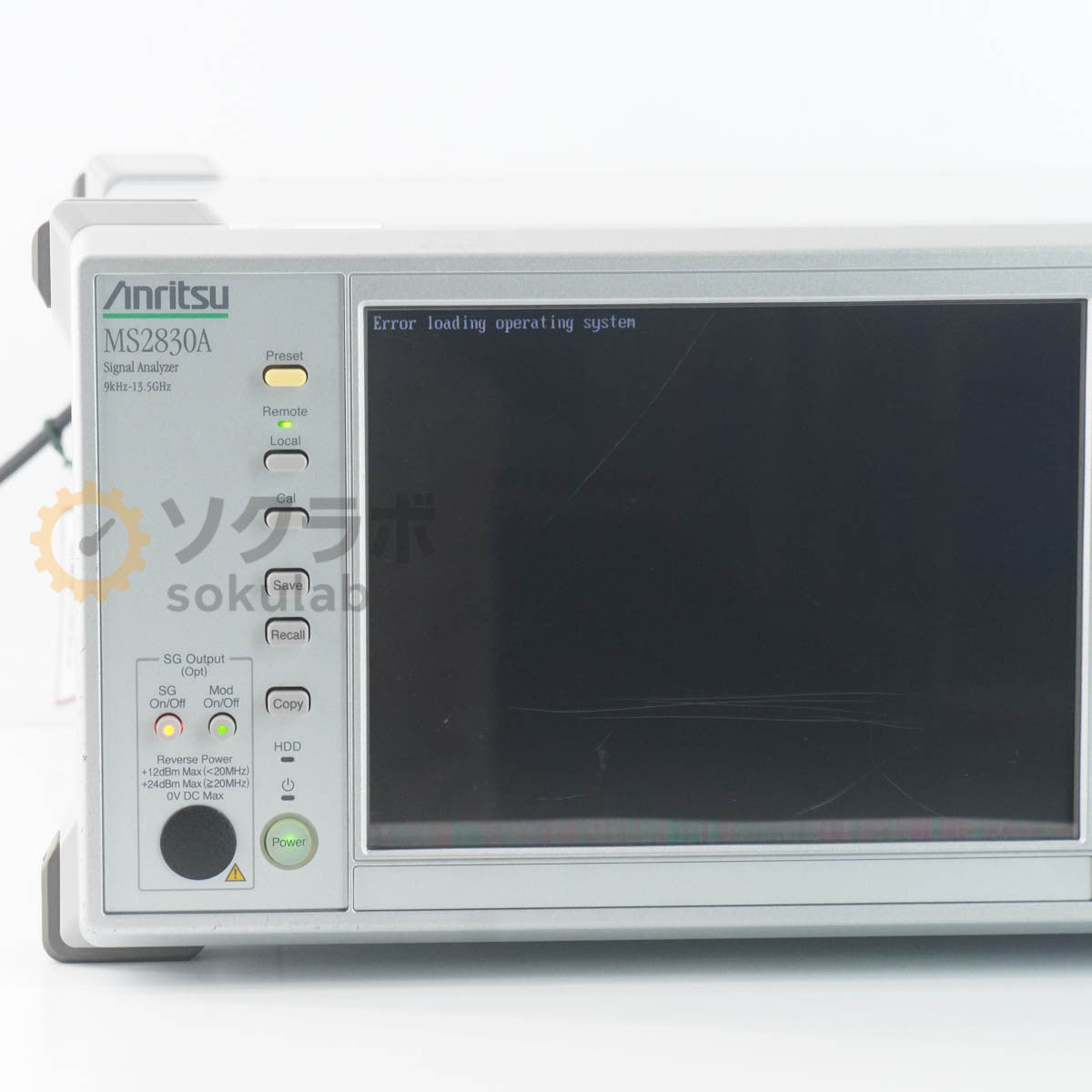 Anritsu MS2830A Signal Analyzer OPT 005 006 043 9kHz-13.5GHz Power Cord [j1213386881]