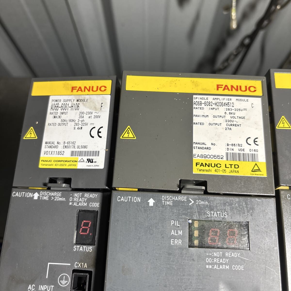 FANUC ff2018 Servo Amplifier 3 pcs (as-is) [q1213527902]