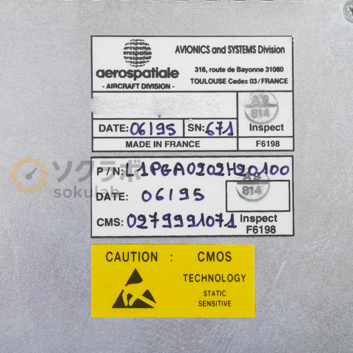 DW L1PGA0202H20100 AEROSPATIALE VXIbus PGA Module Programmable Gain Amplifier [e1213967960]