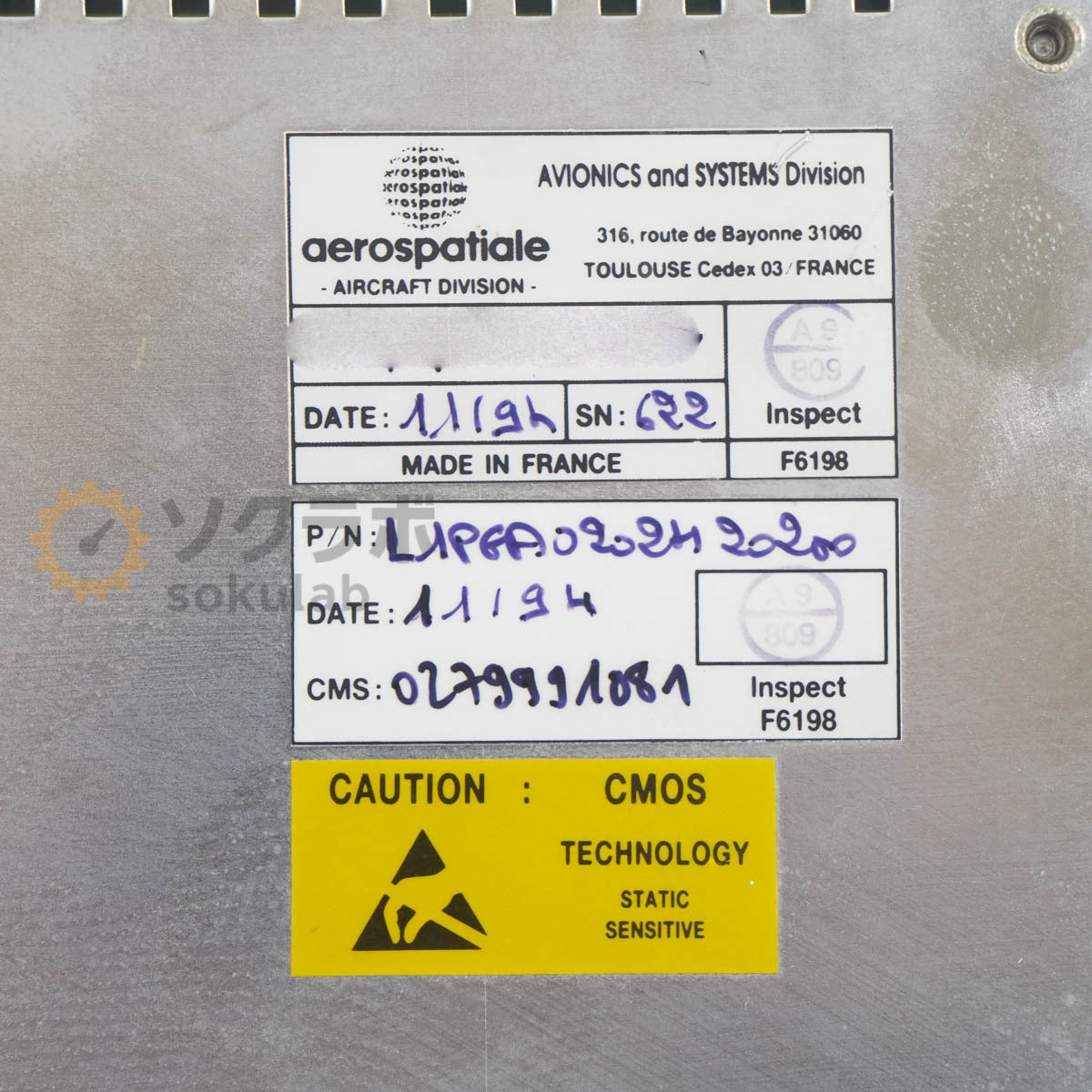 DW L1PGA0202H20200 AEROSPATIALE VXIbus PGA AVG Module Programmable Gain Amplifier [w1213967450]