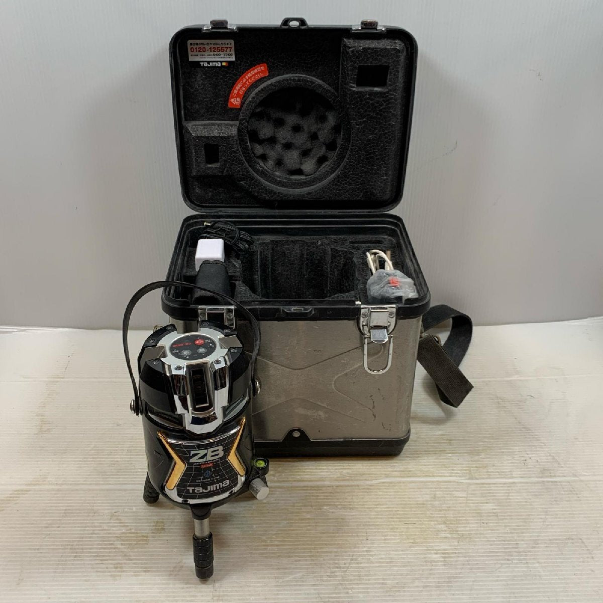 TAJIMA ZEROBLS-KJC Laser Level with Receiver Black [c1214129548]