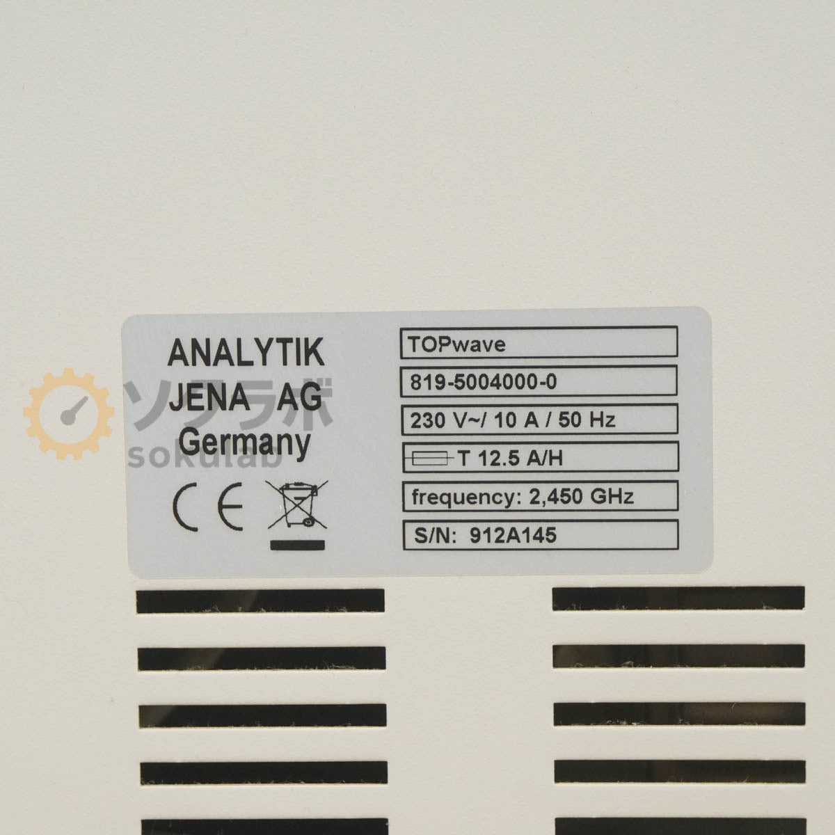 DW TOPwave CX100 Analytik Jena Microwave Sample Decomposition Device Single Phase 200V [j1214242201]