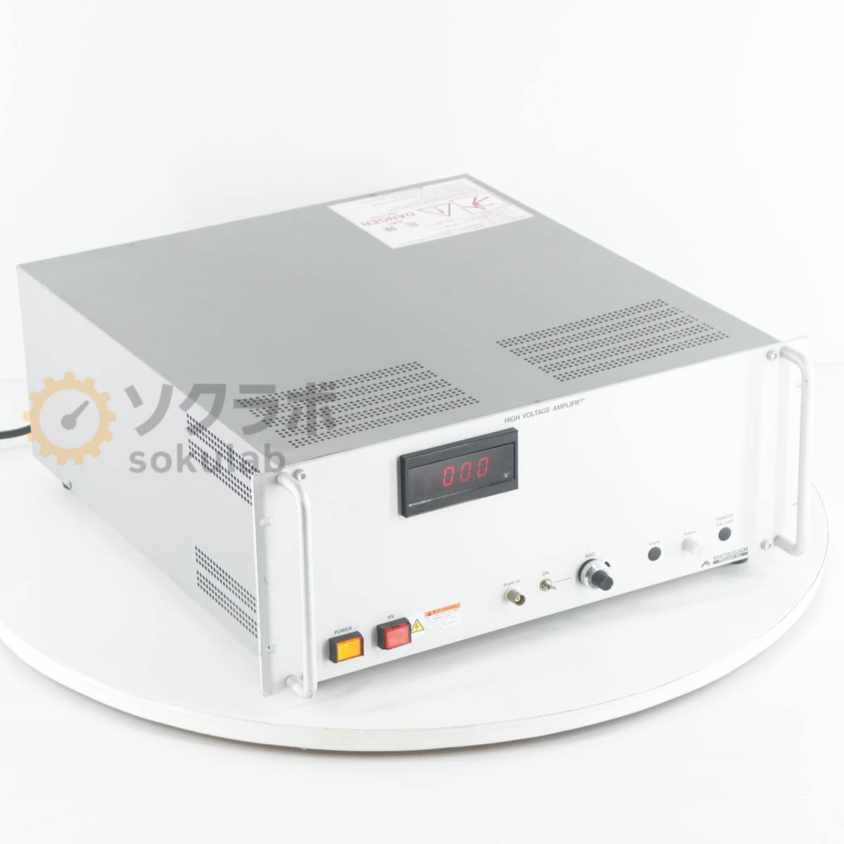 Matsusada Precision HEOPT-0.6N100 High Voltage Amplifier Power Supply [p1214245251]