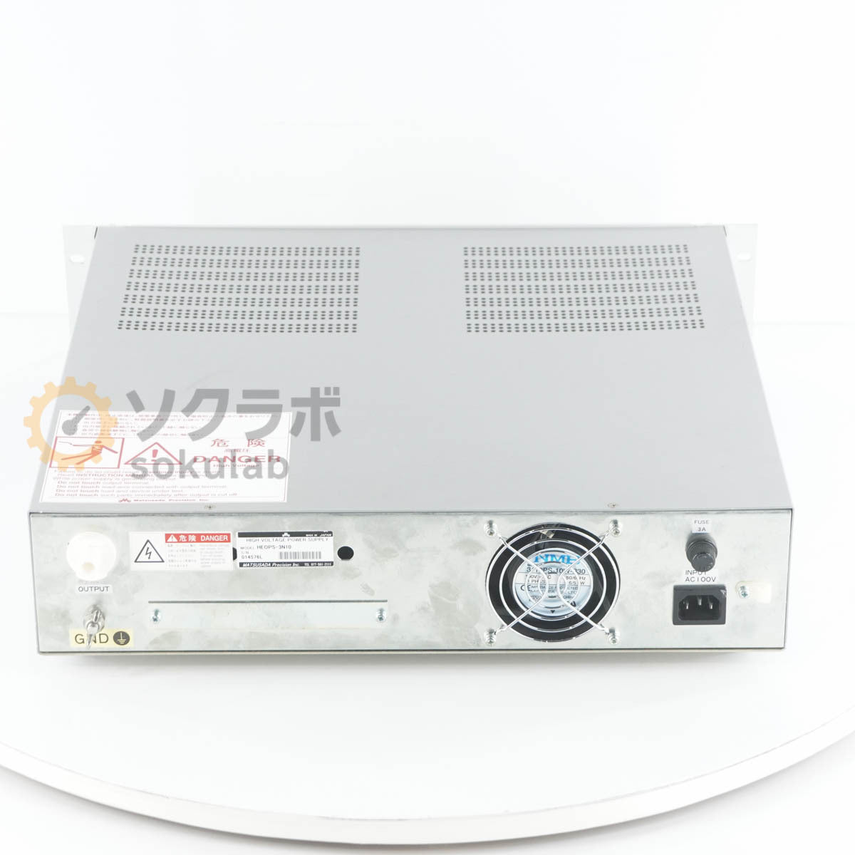 Matsusada Precision HEOPS-3N10 High Voltage Amplifier Power Supply [n1214242425]