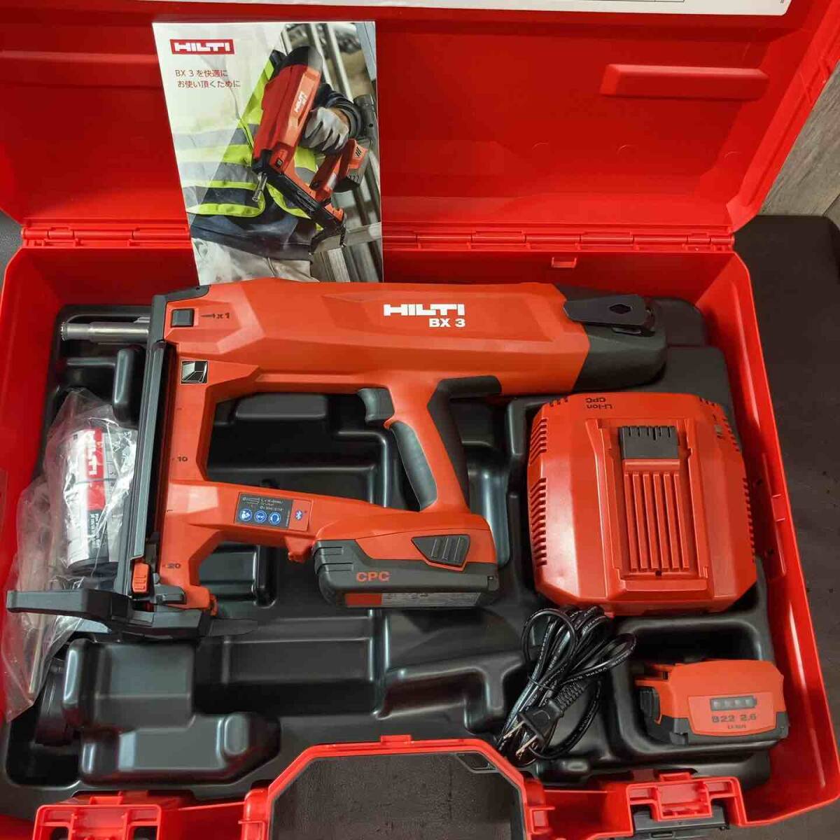 HILTI BX3-ME Battery-Operated Nailer P2/2.6Ah Combo Full Set [g1215580733]