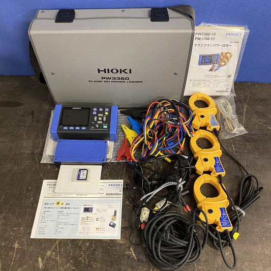 HIOKI PW3360-10 Clamp-on Power Logger Meter [w1215681752]