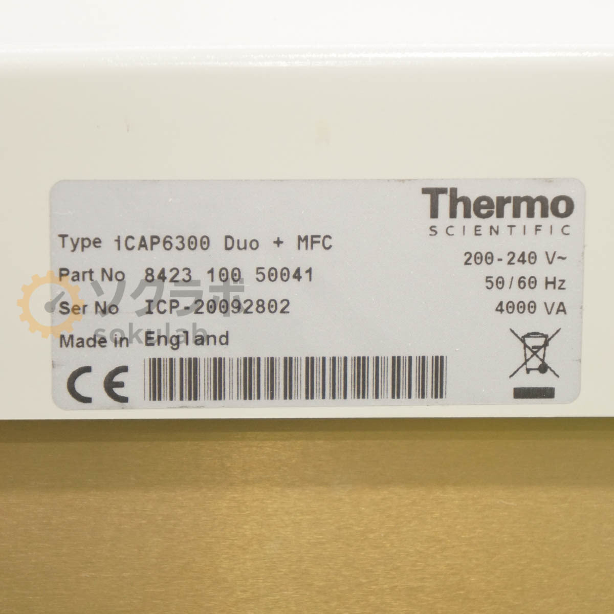 Thermo Scientific iCAP6300 Spectrometer ICP Emission [d1215789020]