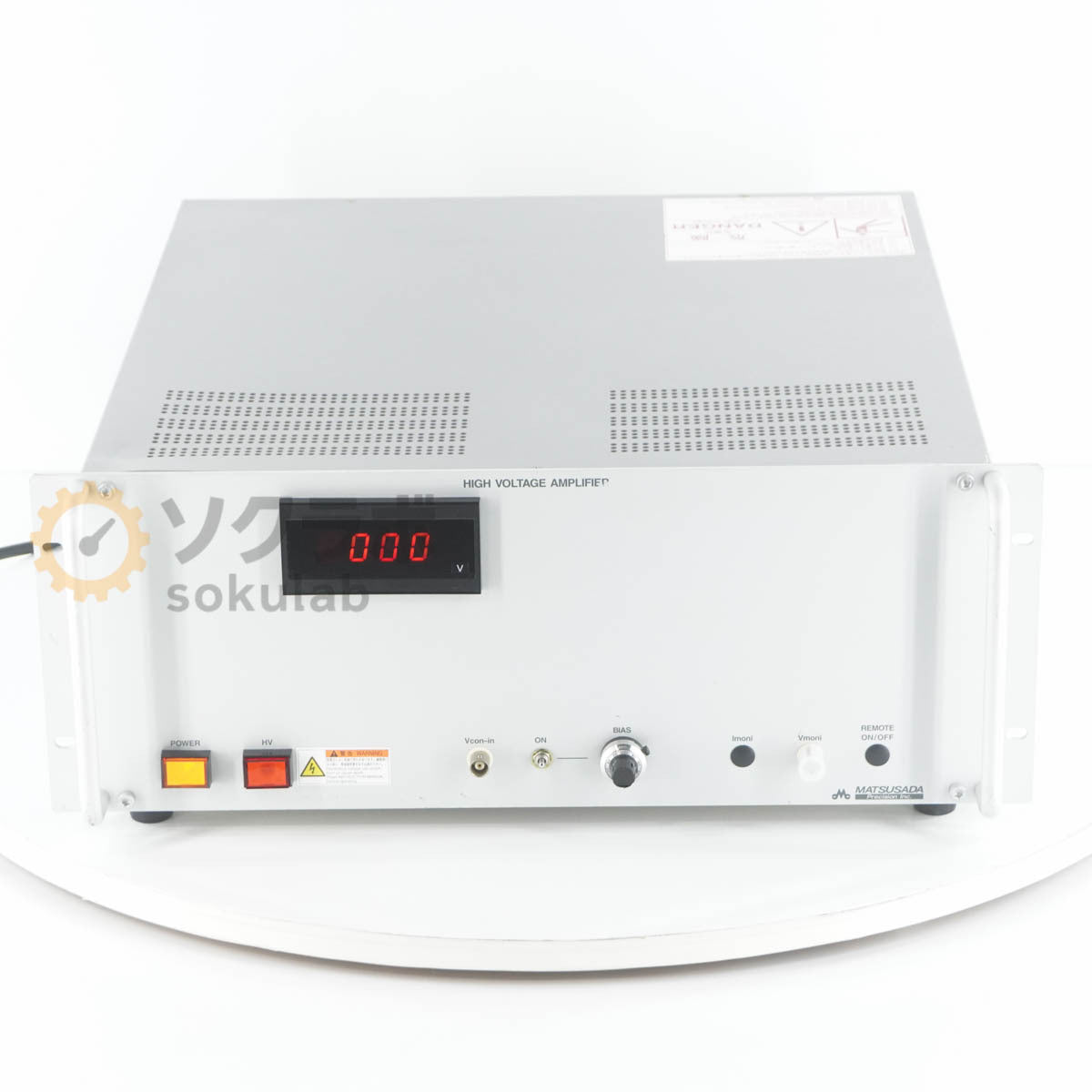 Matsusada Precision HEOPT-0.6N100 High Voltage Amplifier Power Supply [j1215789511]