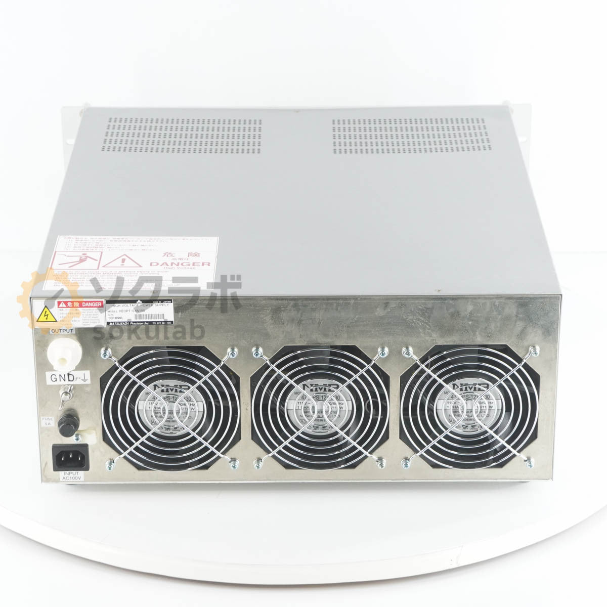 Matsusada Precision HEOPT-0.6N100 High Voltage Amplifier Power Supply [j1215789511]