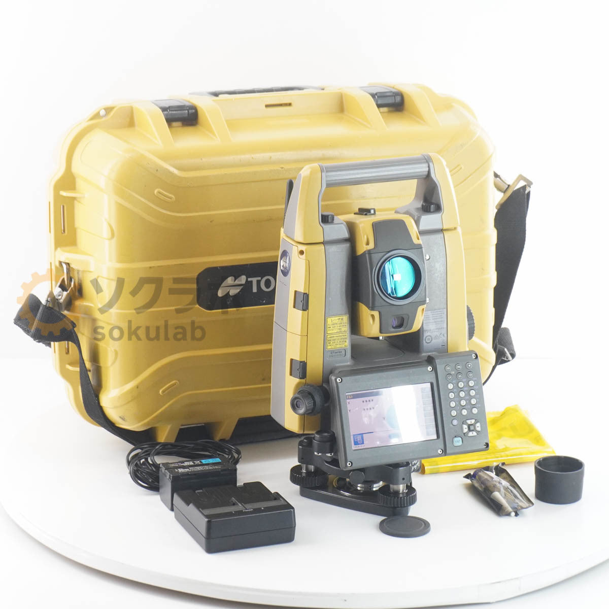 PG GT-505 Total Station Surveying Instrument with AC Adapter Power Cord [r1216428499]