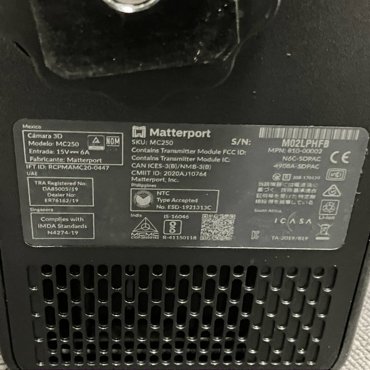 Matterport Pro2 MC250 3D Camera [j1217041607]