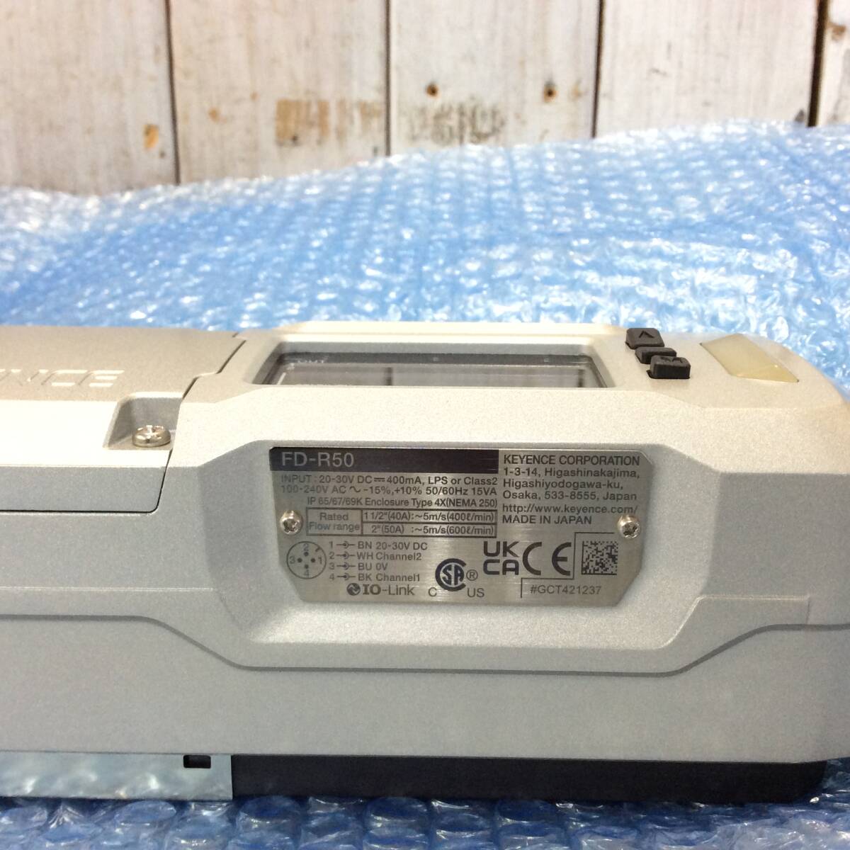 KEYENCE FD-R50 Clamp-on Flowmeter [q1217046807]