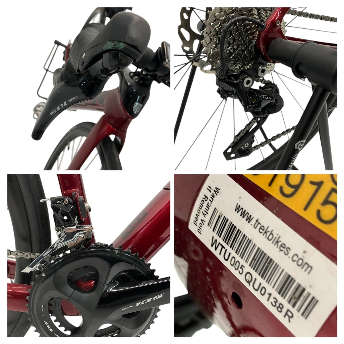 TREK Domane SL5 Road Bike 2020 Rage Red SHIMANO 105 47cm [h1217201530]