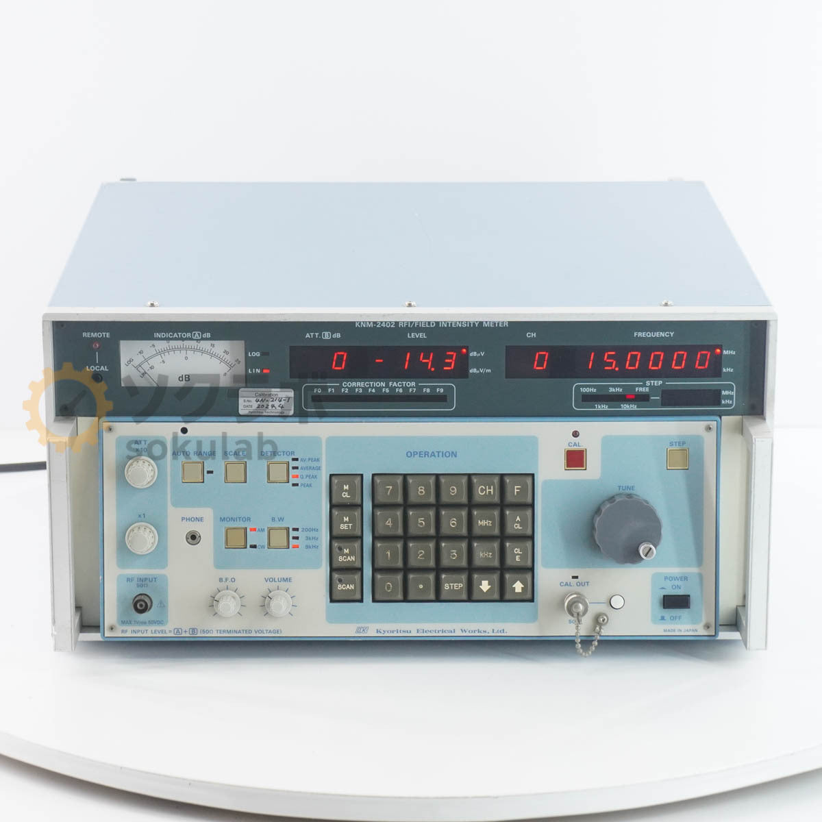 DW KNM-2402 RFI/FIELD INTENSITY METER [v1217241443]