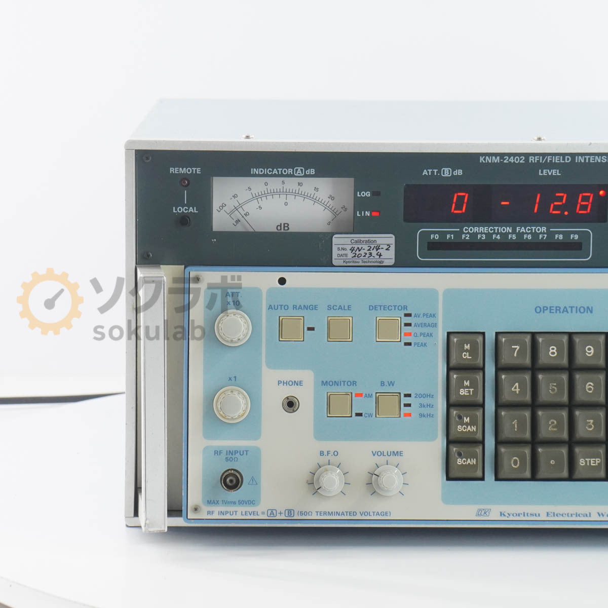 KYORITSU KNM-2402 RFI/FIELD INTENSITY METER [1217242776]