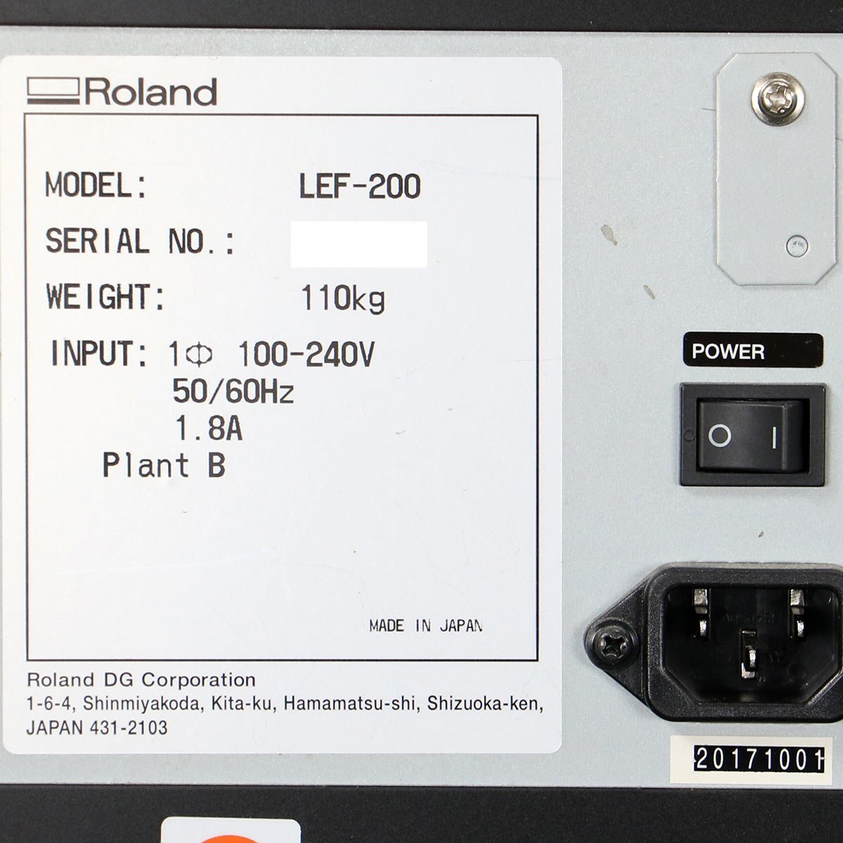 Roland VersaUV LEF-200 UV-LED Printer [x1217438505]