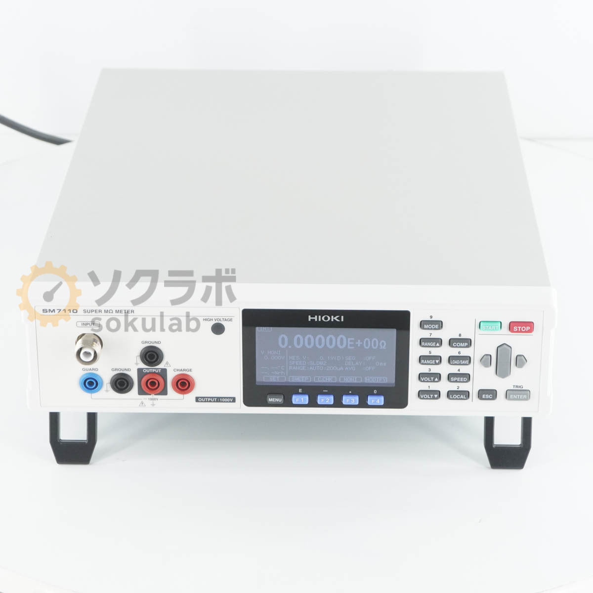 HIOKI SM7110 Super Insulation Resistance Meter Power Cord Software Instruction Manual [l1217625345]