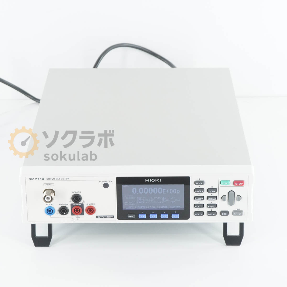 HIOKI SM7110 Super Insulation Resistance Meter Power Cord Software Instruction Manual [t1217632967]