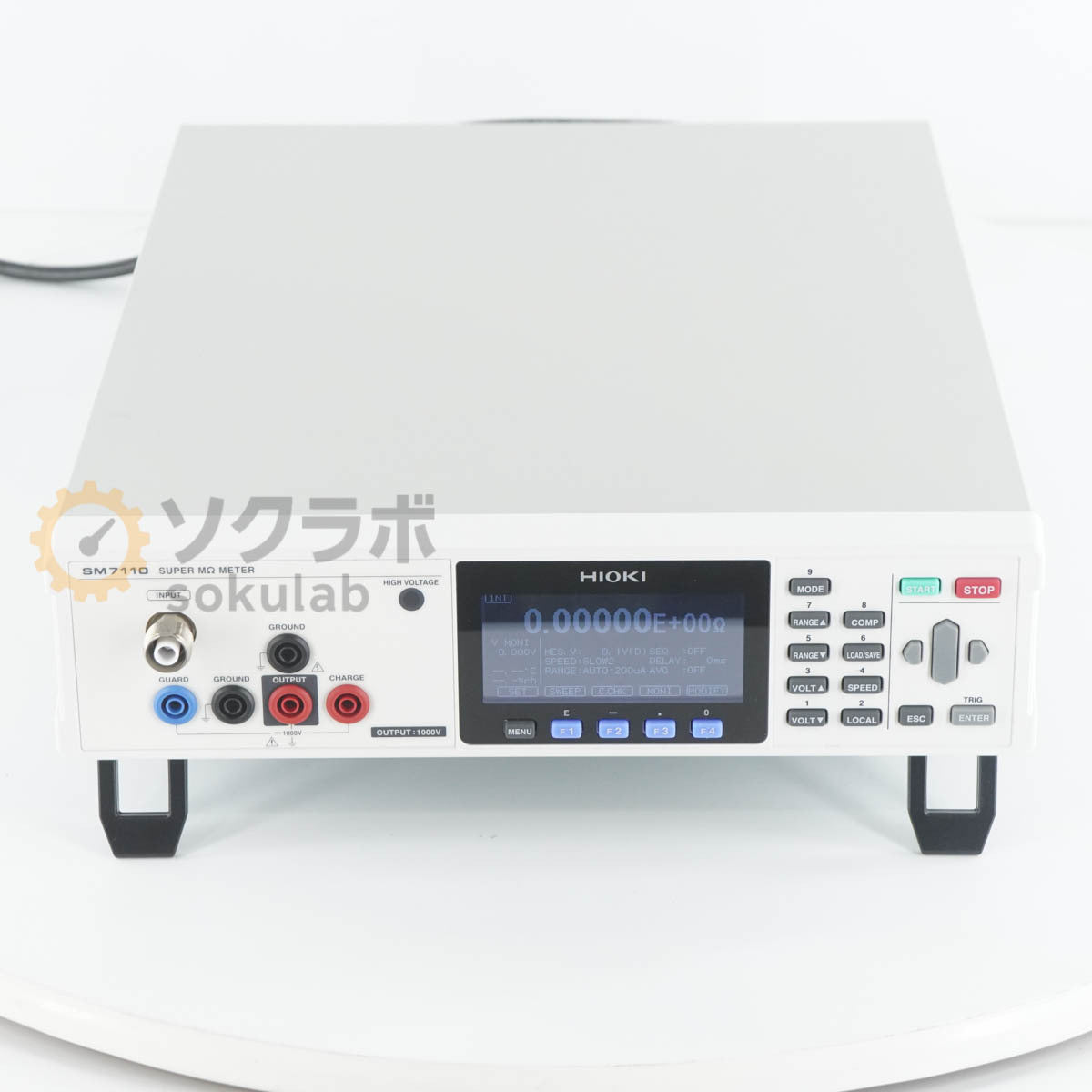 HIOKI SM7110 Super Insulation Resistance Meter Power Cord Software Instruction Manual [f1217629784]