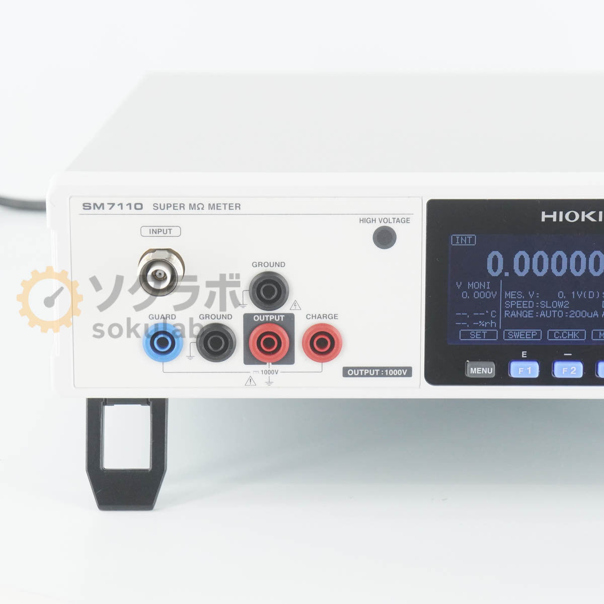 HIOKI SM7110 Super Insulation Resistance Meter Power Cord Software Instruction Manual [f1217629784]