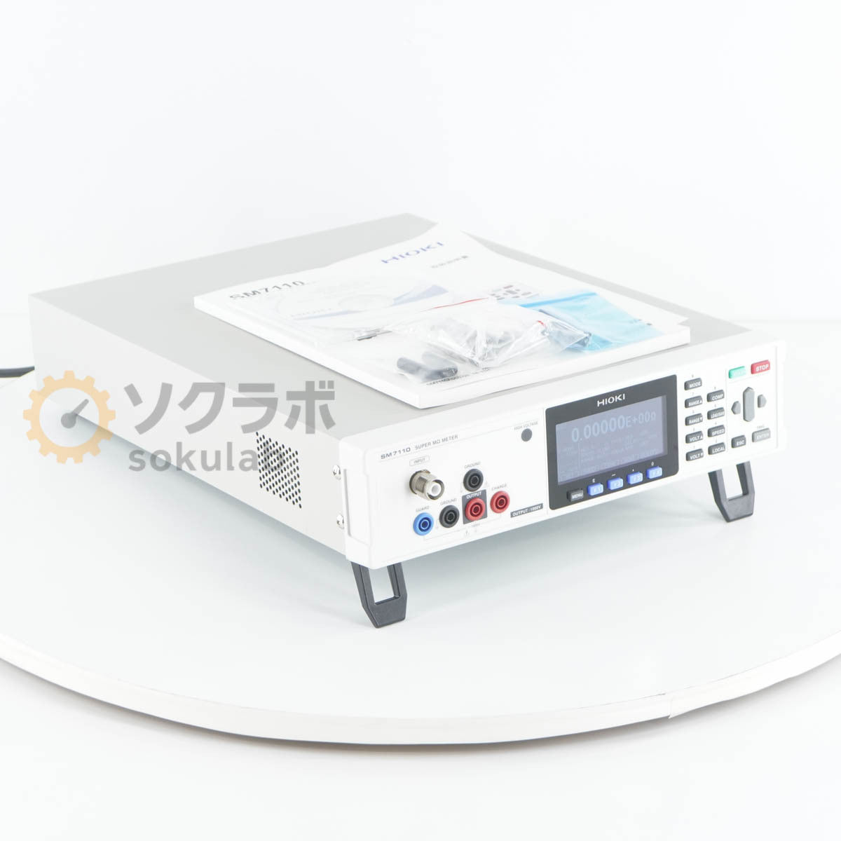 HIOKI SM7110 Super Insulation Resistance Meter Power Cord Software Instruction Manual [u1217635502]