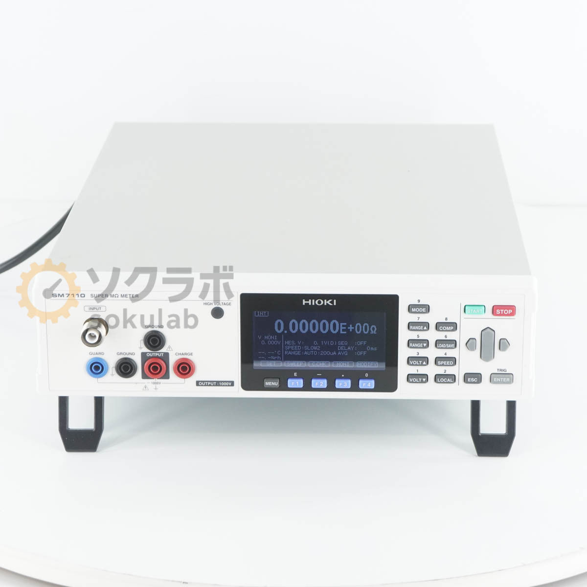 HIOKI SM7110 Super Insulation Resistance Meter Power Cord Software Instruction Manual [u1217635502]
