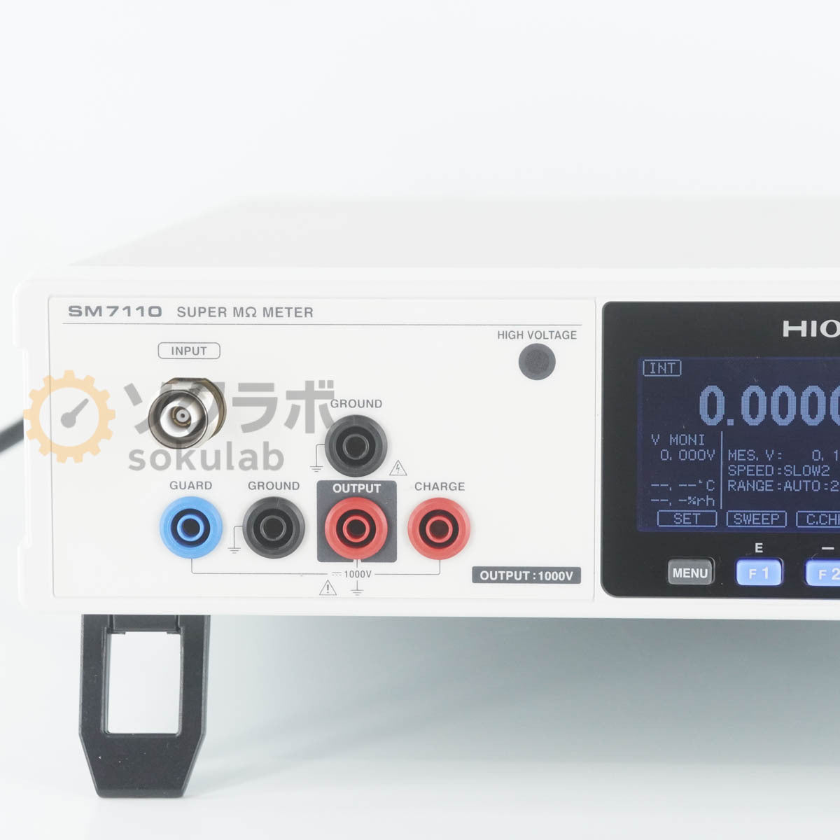 HIOKI SM7110 Super Insulation Resistance Meter Power Cord Software Instruction Manual [u1217635502]