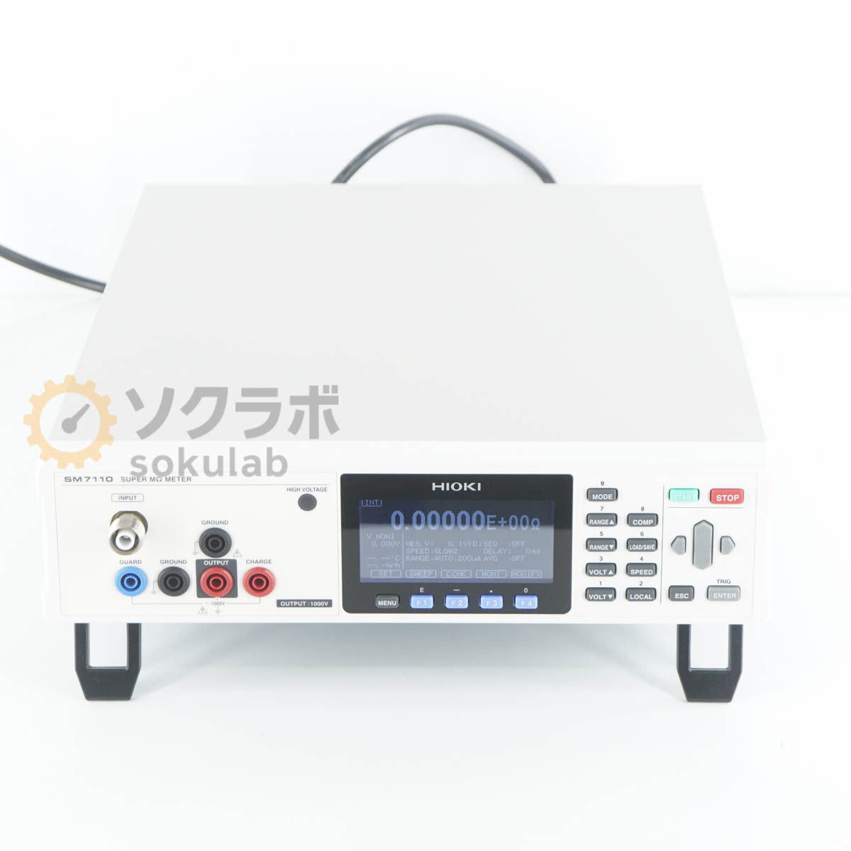 HIOKI SM7110 Super Insulation Resistance Meter Power Cord Software Instruction Manual [j1217626539]